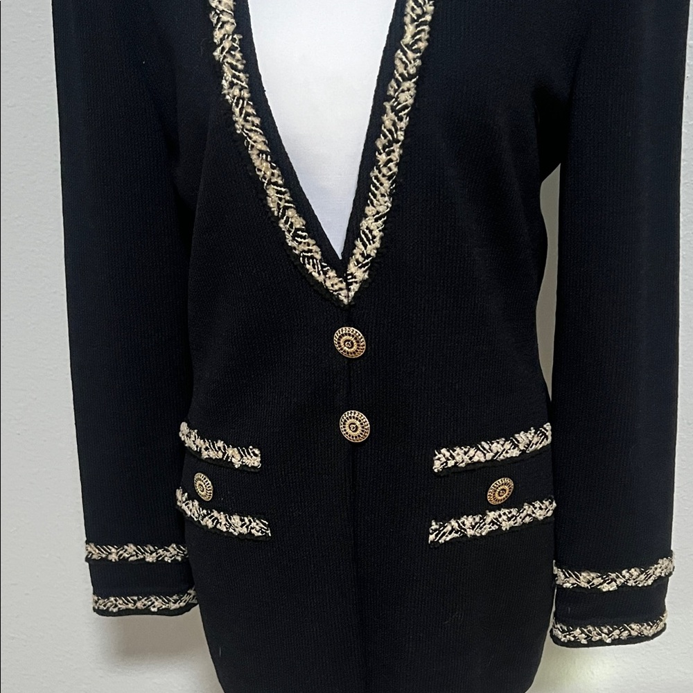 St. John Collection Knit Suit Jacket – Size 4 - Picture 3 of 10